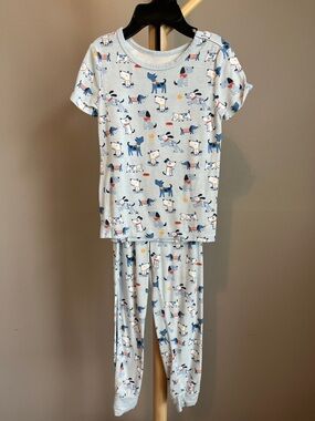 ⭐️⭐️ PICK 5 / $20 Little Me Kids Light Blue Dog Print Pajama Set 4T